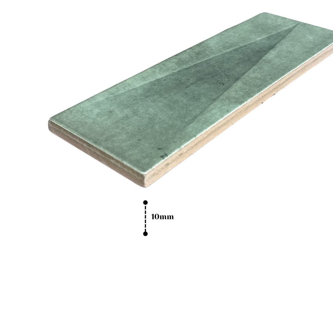 Cl Plaka Wild Green Highlighter Bathroom Tiles - My Home Studio
